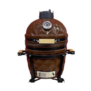 BM-15" Ceramic Kamado Grill/Smoker (Chocolate)